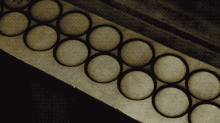 Laser cutting the HCB logo